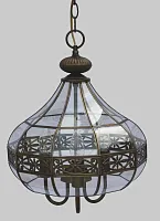 Люстра подвесная Гера-2 CL444230 Citilux прозрачная на 3 лампы, основание бронзовое в стиле кантри Люстра подвесная Гера-2 CL444230 Citilux прозрачная на 3 лампы, основание бронзовое в стиле кантри